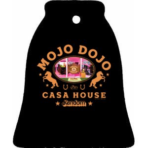 Mojo Dojo Casa House Western Ceramic Bell Ornament