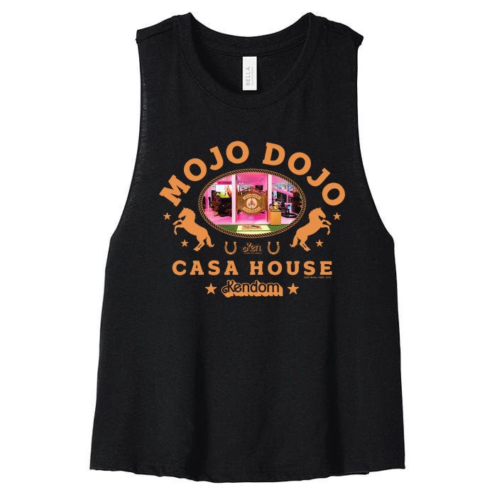 Mojo Dojo Casa House Western Women's Racerback Cropped Tank