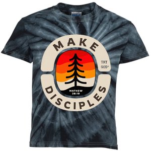 Make Disciples Christian Bible Verse Matthew 281820 Kids Tie-Dye T-Shirt