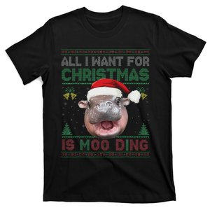 Moo Deng Christmas All I Want For Christmas Is Moo Deng T-Shirt