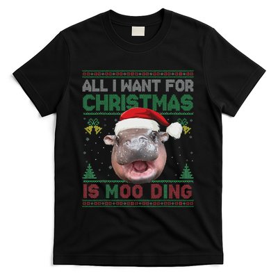 Moo Deng Christmas All I Want For Christmas Is Moo Deng T-Shirt