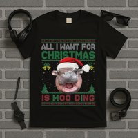 Moo Deng Christmas All I Want For Christmas Is Moo Deng T-Shirt