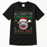 Moo Deng Christmas All I Want For Christmas Is Moo Deng Tall T-Shirt