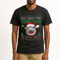 Moo Deng Christmas All I Want For Christmas Is Moo Deng Tall T-Shirt