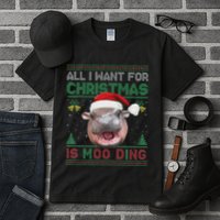 Moo Deng Christmas All I Want For Christmas Is Moo Deng Tall T-Shirt