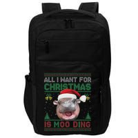 Moo Deng Christmas All I Want For Christmas Is Moo Deng Impact Tech Backpack