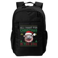 Moo Deng Christmas All I Want For Christmas Is Moo Deng Backpack