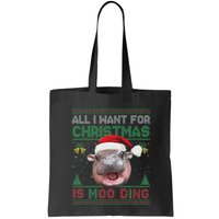 Moo Deng Christmas All I Want For Christmas Is Moo Deng Bag