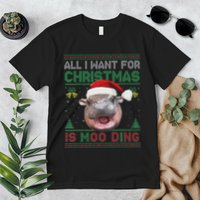 Moo Deng Christmas All I Want For Christmas Is Moo Deng Premium T-Shirt