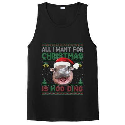 Moo Deng Christmas All I Want For Christmas Is Moo Deng PosiCharge Competitor Tank
