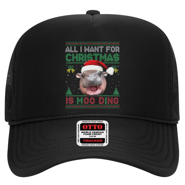 Moo Deng Christmas All I Want For Christmas Is Moo Deng Hat