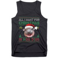 Moo Deng Christmas All I Want For Christmas Is Moo Deng Tank Top