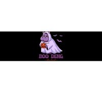 Moo Deng Cute Baby Pygmy Hippo Bouncy Pig In Thai Halloween Bumper Sticker