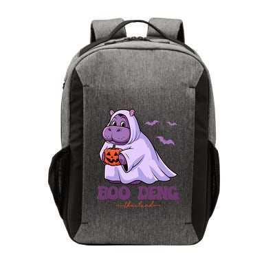 Moo Deng Cute Baby Pygmy Hippo Bouncy Pig In Thai Halloween Vector Backpack