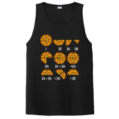 Maths Day Costume Idea Teachers Pizza Slice Fraction PosiCharge Competitor Tank