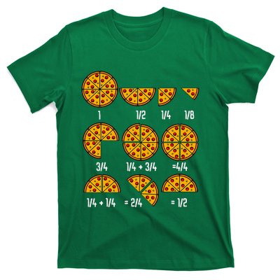 Maths Day Costume Idea Teachers Pizza Slice Fraction T-Shirt