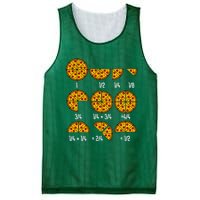 Maths Day Costume Idea Teachers Pizza Slice Fraction Mesh Reversible Basketball Jersey Tank