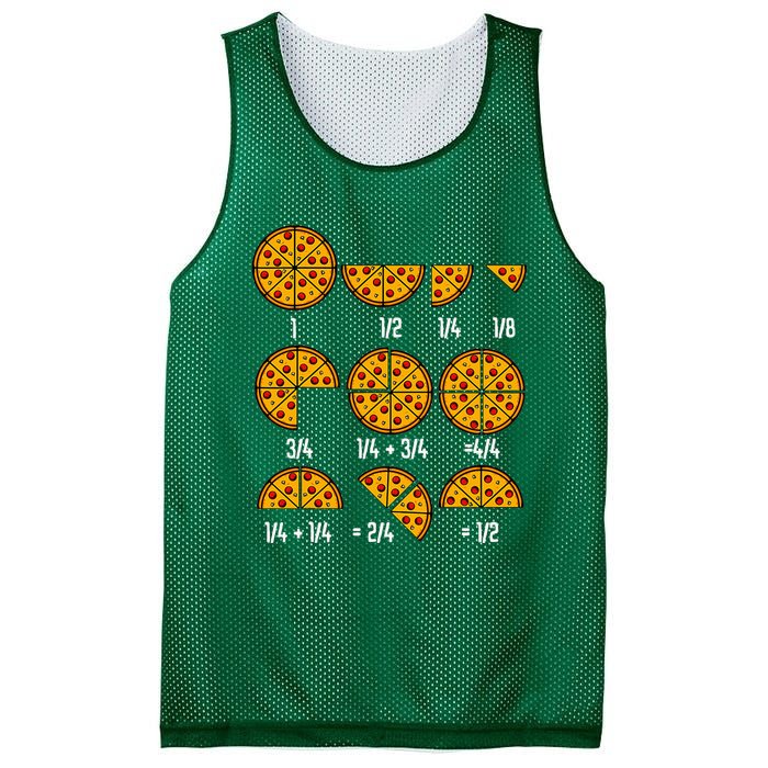 Maths Day Costume Idea Teachers Pizza Slice Fraction Mesh Reversible Basketball Jersey Tank