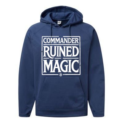 Martin Dominguez Commander Ruined Magic Performance Fleece Hoodie