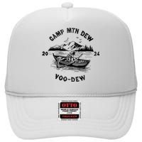 Mountain Dew Camp Mtn Dew Voo Dew 2024 High Crown Mesh Back Trucker Hat