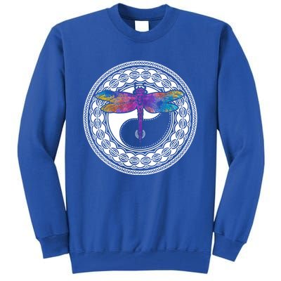 Mandala Dragonfly Cute Gift Magical Dragonflies Yin Yang Yoga Great Gift Tall Sweatshirt