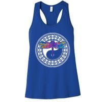 Mandala Dragonfly Cute Gift Magical Dragonflies Yin Yang Yoga Great Gift Women's Racerback Tank