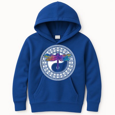 Mandala Dragonfly Cute Gift Magical Dragonflies Yin Yang Yoga Great Gift Kids Hoodie