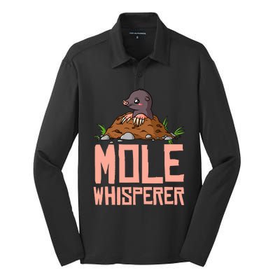 Mole Day Chemistry Hunter Chemist Silk Touch Performance Long Sleeve Polo