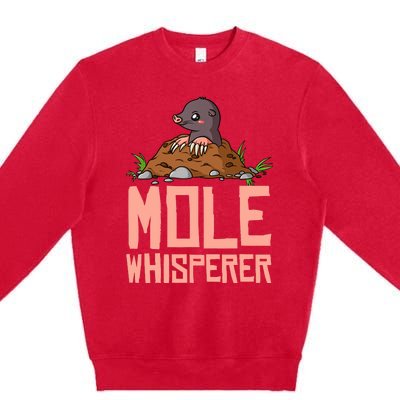 Mole Day Chemistry Hunter Chemist Premium Crewneck Sweatshirt