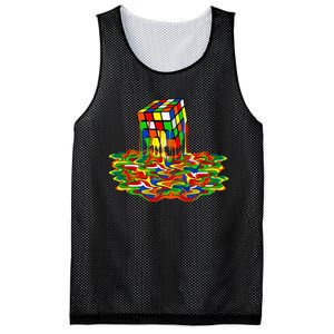 Melting Down Cube Mesh Reversible Basketball Jersey Tank