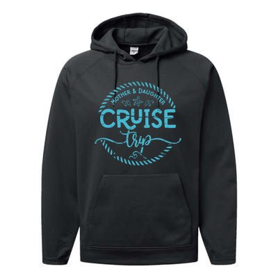 Mother Daughter Cruise Trip Performance Fleece Hoodie