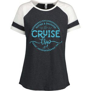 Mother Daughter Cruise Trip Enza Ladies Jersey Colorblock Tee