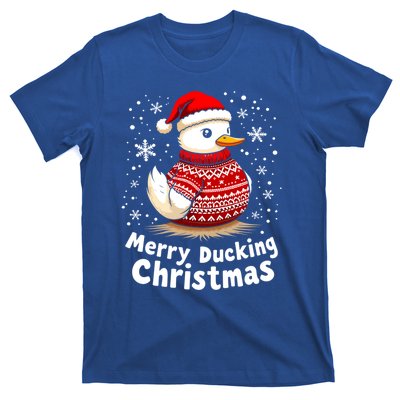 Merry Ducking Christmas Ugly Christmas Jumper Cute Gift T-Shirt