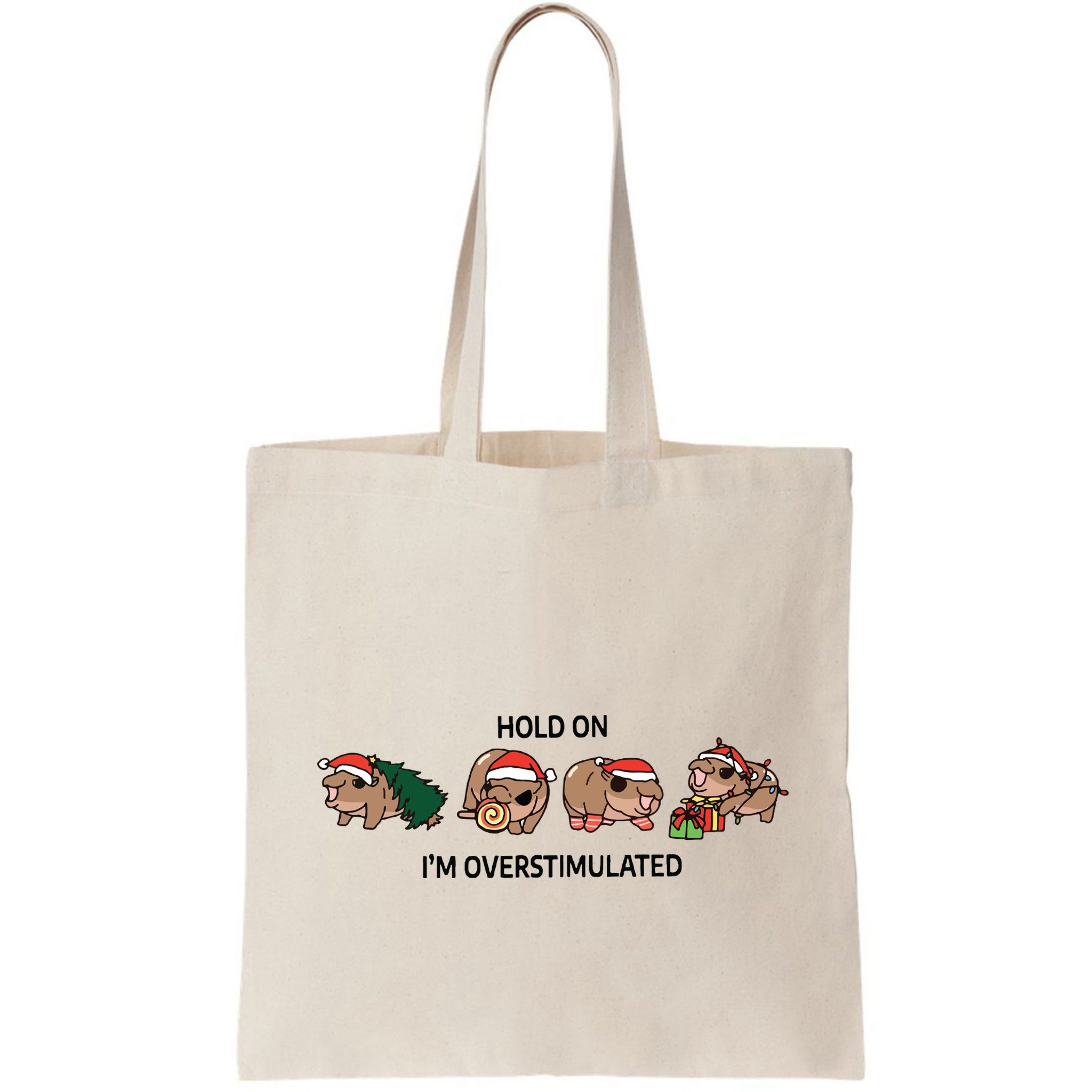 Moo Deng Christmas Bag