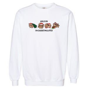 Moo Deng Christmas Garment-Dyed Sweatshirt