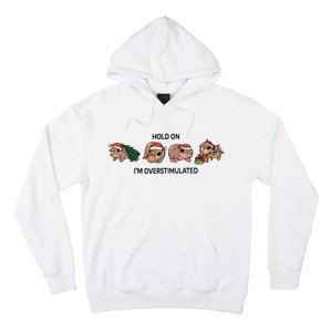 Moo Deng Christmas Hoodie