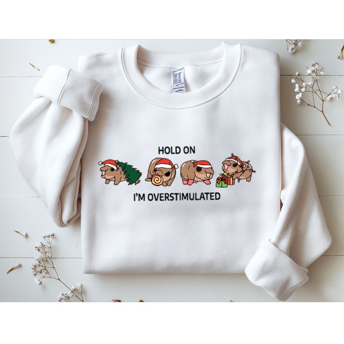 Moo Deng Christmas Sweatshirt