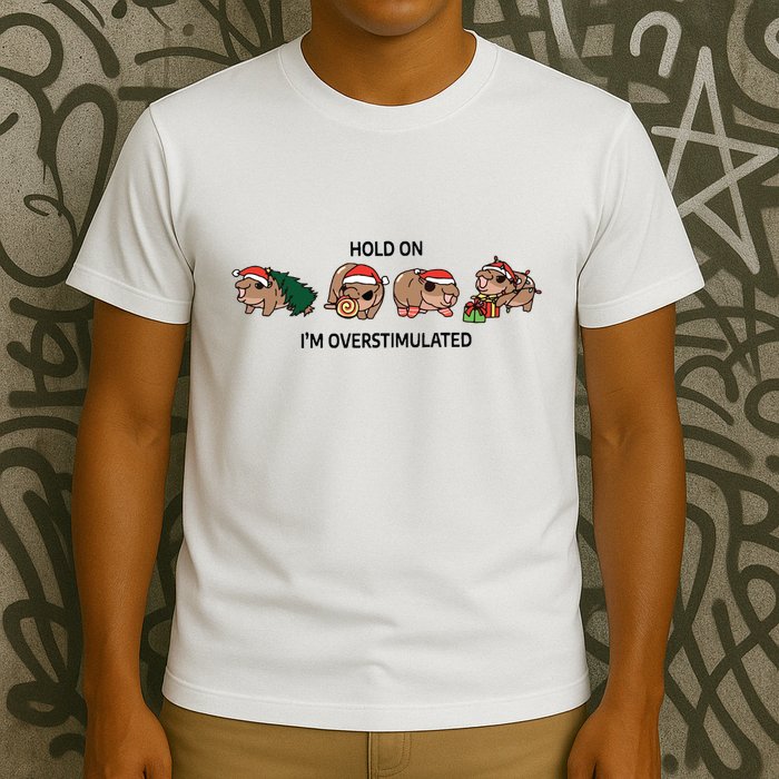 Moo Deng Christmas T-Shirt