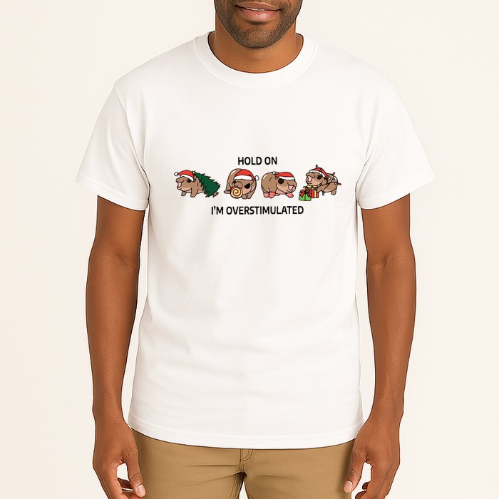 Moo Deng Christmas Tall T-Shirt