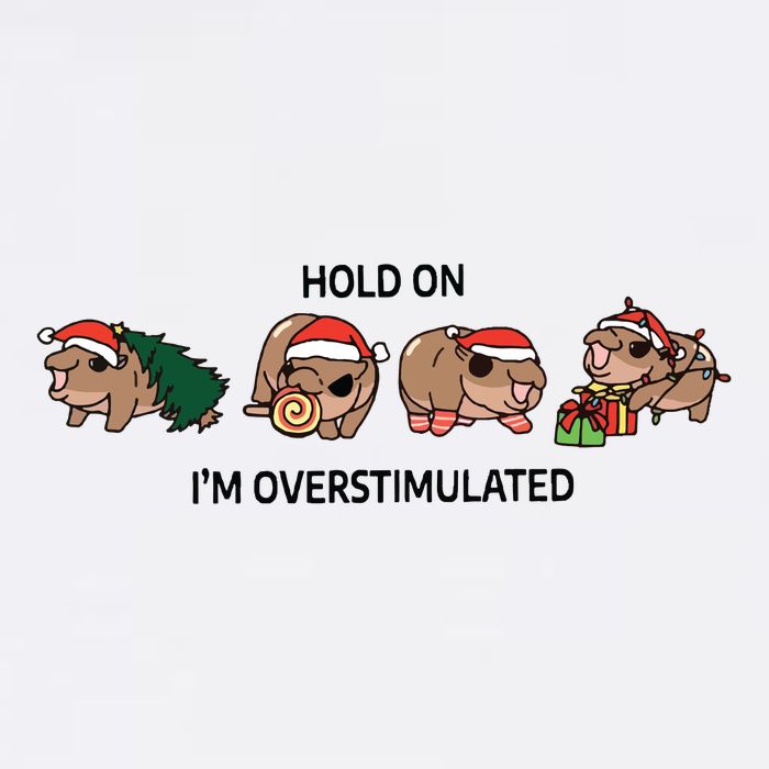 Moo Deng Christmas Flatbill Hat