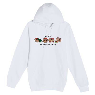 Moo Deng Christmas Premium Pullover Hoodie