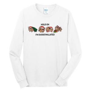 Moo Deng Christmas Tall Long Sleeve T-Shirt