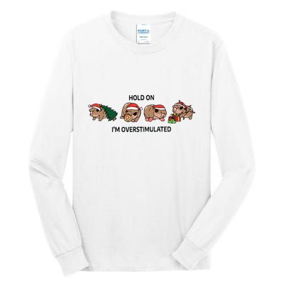 Moo Deng Christmas Tall Long Sleeve T-Shirt