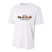 Moo Deng Christmas Youth Performance Sprint T-Shirt