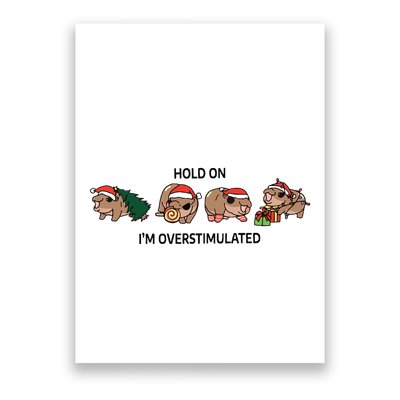Moo Deng Christmas Poster