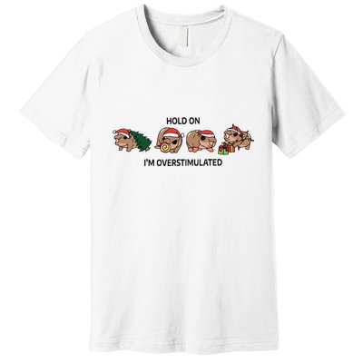 Moo Deng Christmas Premium T-Shirt