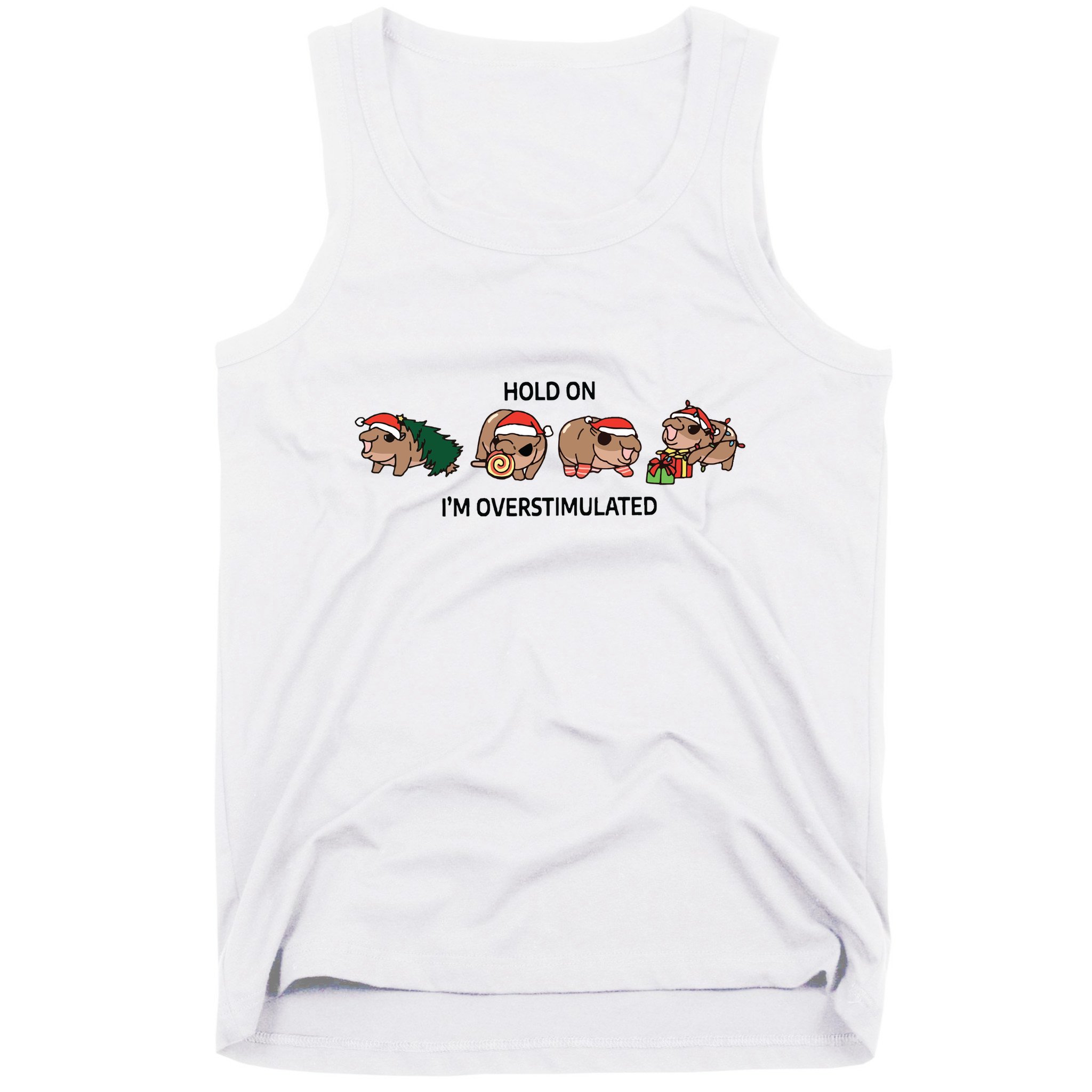 Moo Deng Christmas Tank Top