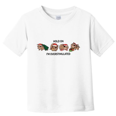 Moo Deng Christmas Toddler T-Shirt