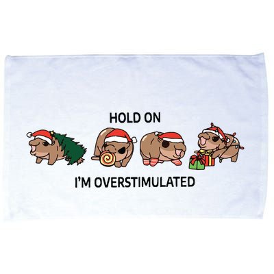 Moo Deng Christmas Microfiber Hand Towel