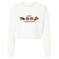 Moo Deng Christmas Cropped Pullover Crew
